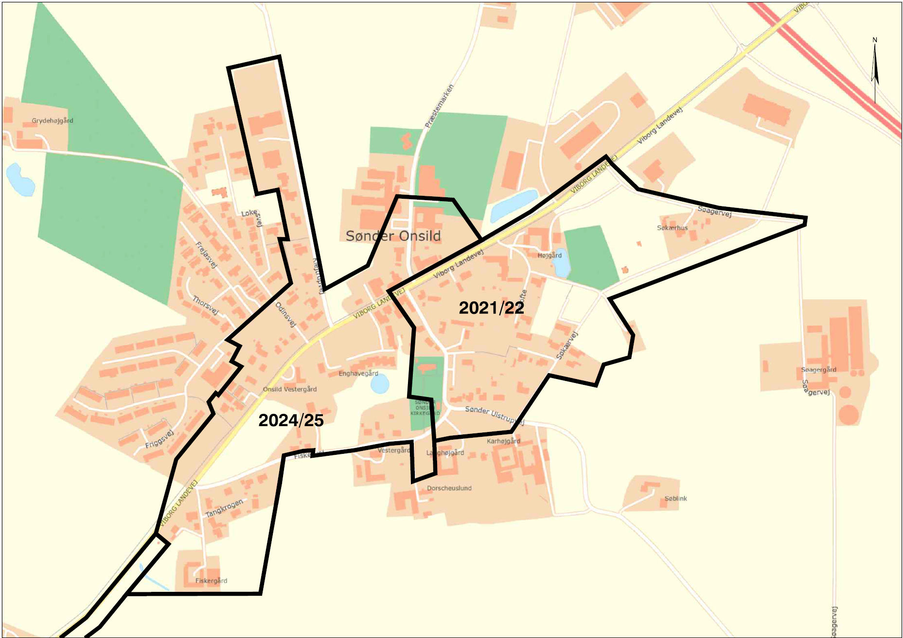 10 års plan for Sønder Onsild Stationsby