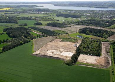 BioDane Luftfoto - Oversigt over byggepladsen, Hadsund