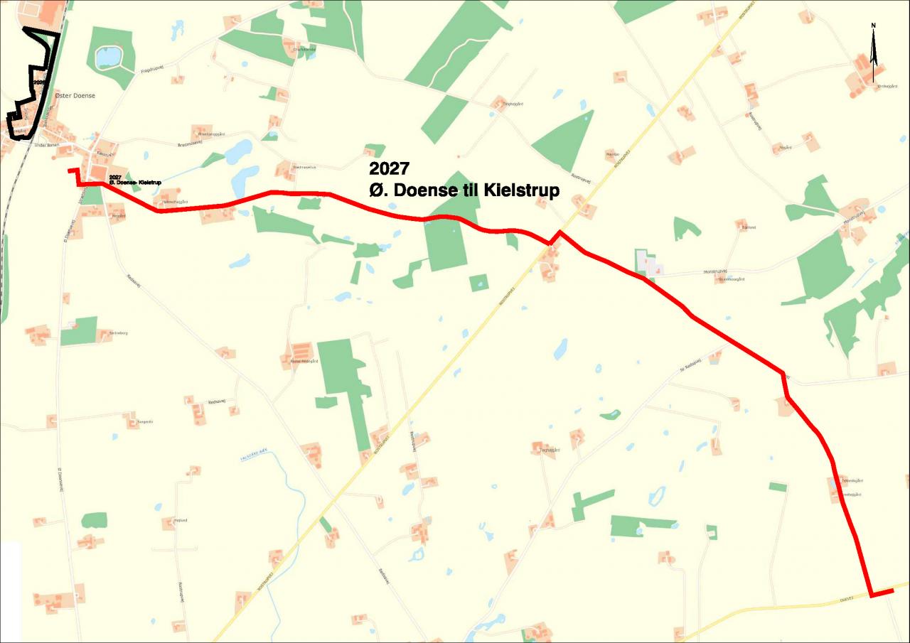 10 års plan for Øster Doense - Kielstrupvej
